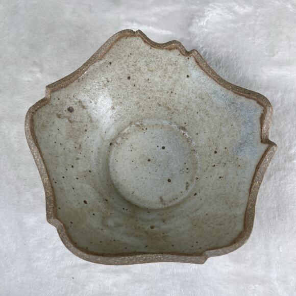 Kris Pixton 6” Studio Art Pottery Luminary Abstract Carved NY Votive Charity - Picture 7 of 13